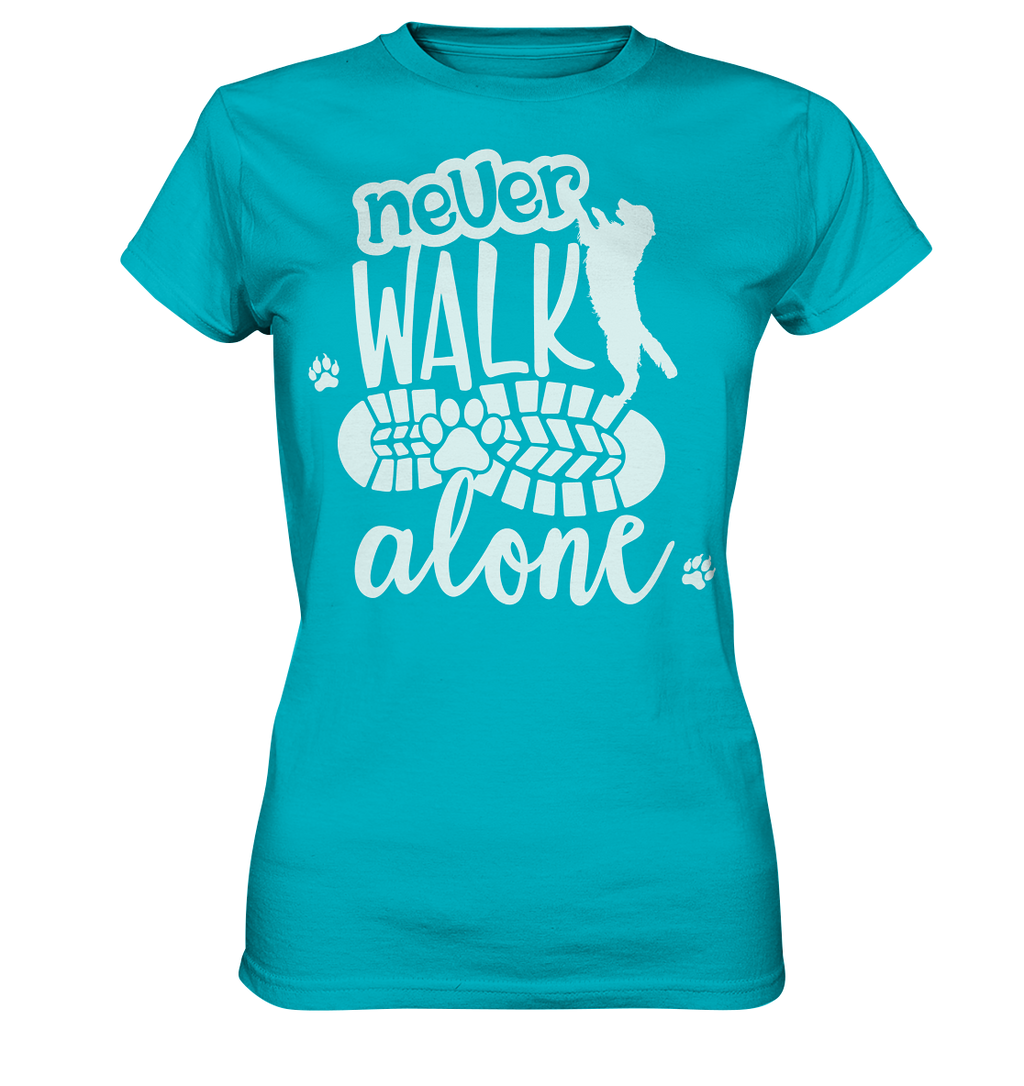 Hundefreunde You never walk alone - personalisierbar - Ladies Premium Shirt