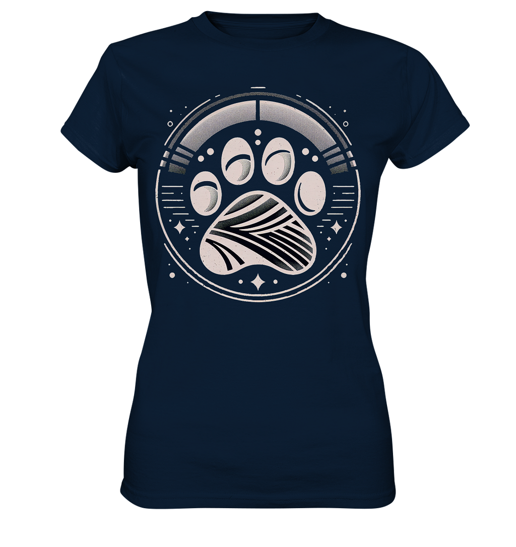 Futuristische Design einer Pfote - Ladies Premium Shirt