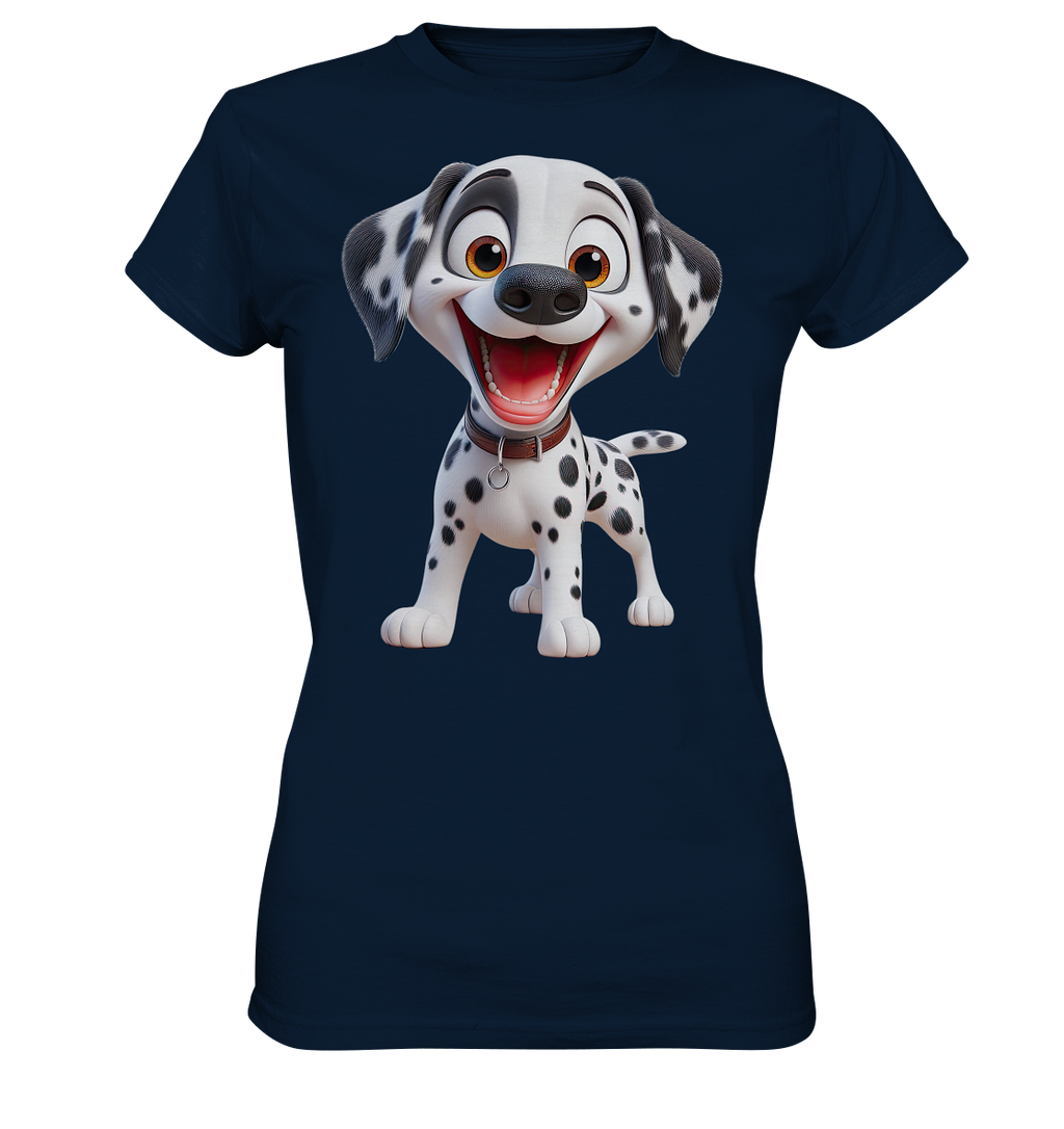 Dalmatina Cartoon - personalisierbar - Ladies Premium Shirt