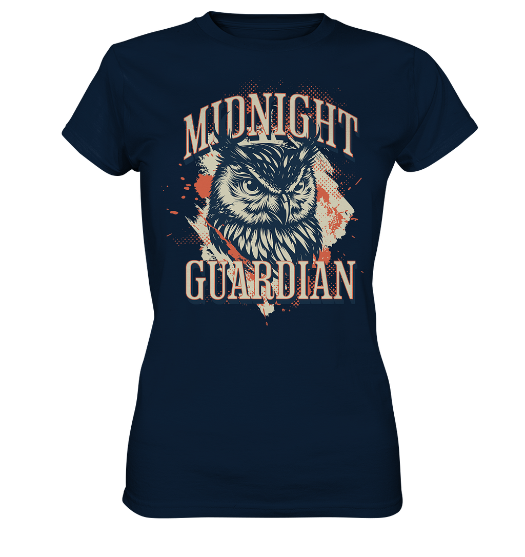 Eule Vintage Art - Midnight Guardian - Ladies Premium Shirt