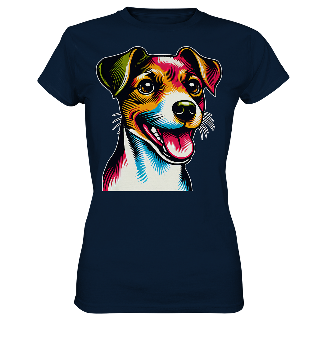 Jack Russell Terrier Pop Art - Ladies Premium Shirt