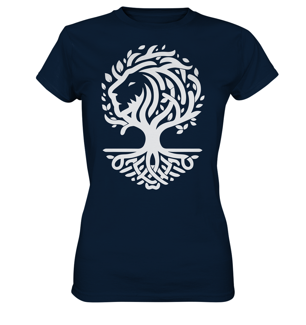 Keltischer Lebensbaum Löwe - Ladies Premium Shirt