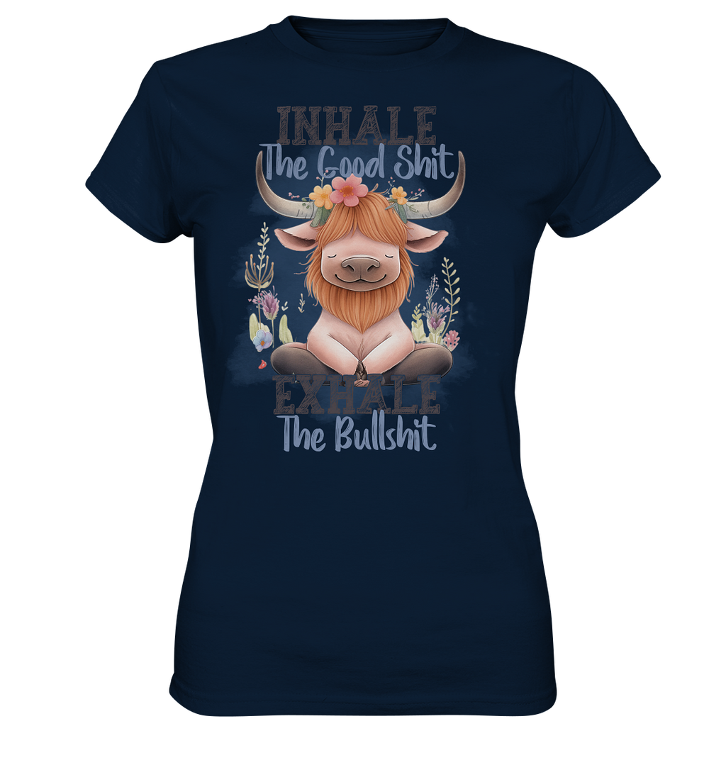 Yoga Highland Kuh - Ladies Premium Shirt