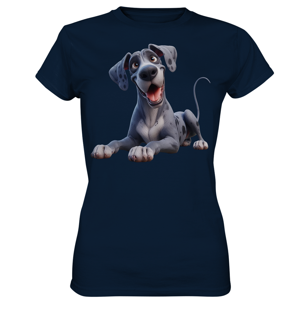 Dänische Dogge - personalisierbar - Ladies Premium Shirt