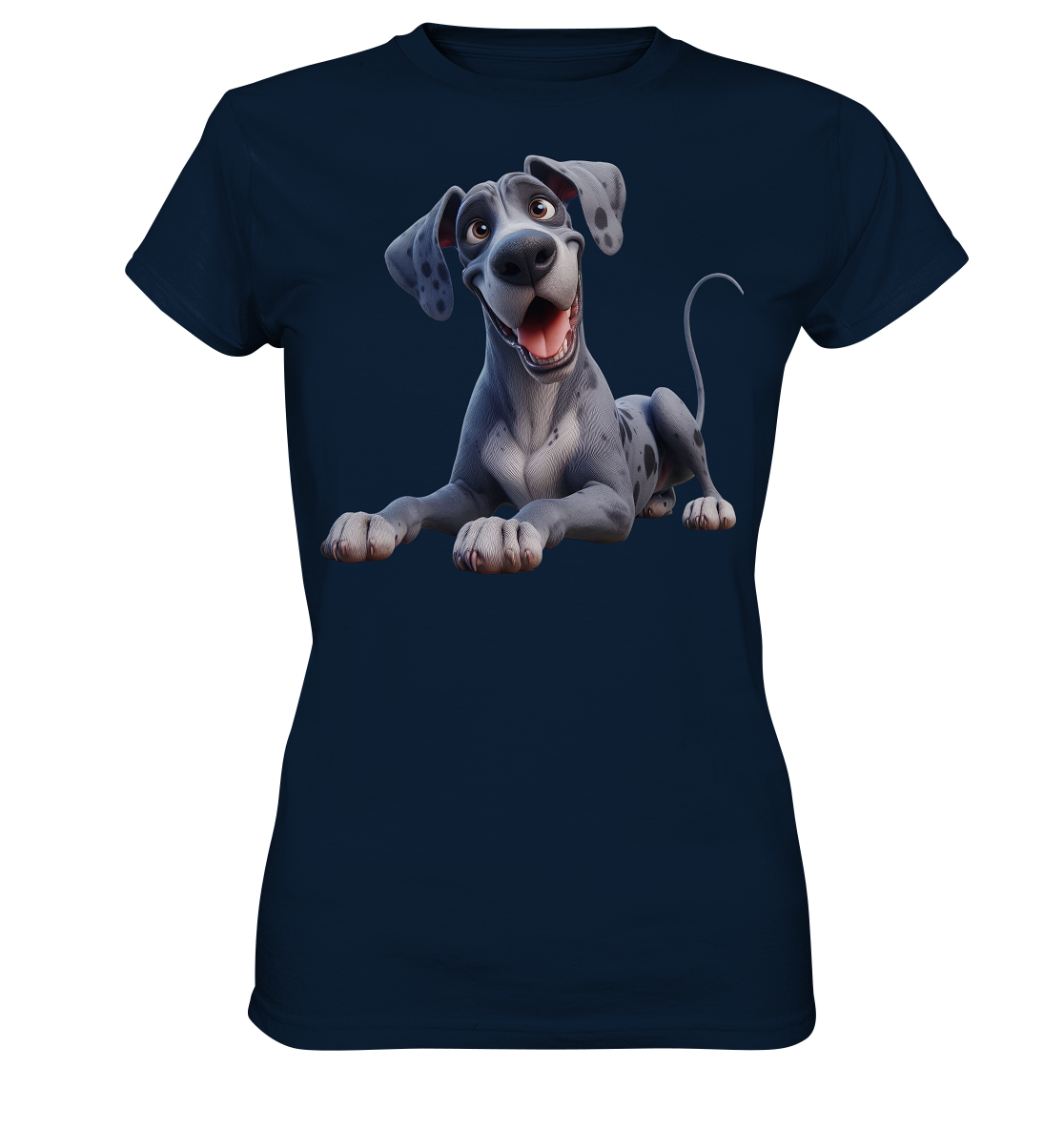 Dänische Dogge - personalisierbar - Ladies Premium Shirt
