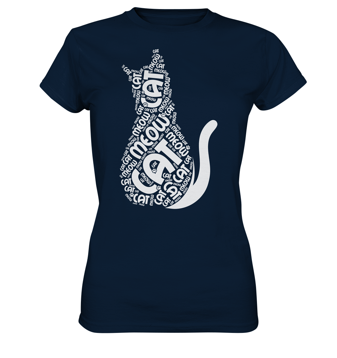 Katzen Cat slogan  - Ladies Premium Shirt