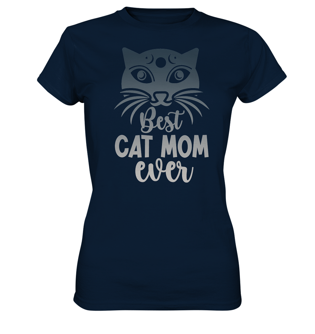 Best Cat Mum ever personalisierbar - Ladies Premium Shirt