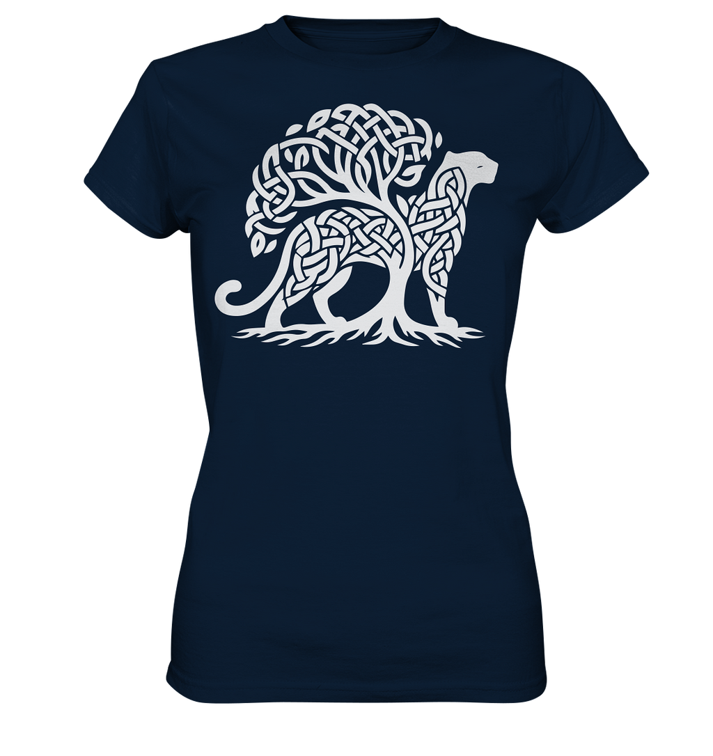 Keltischer Lebensbaum Panther - Ladies Premium Shirt