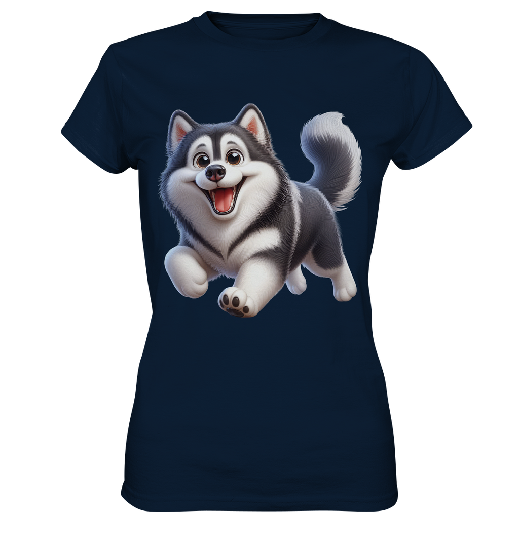 Husky Comic - personalisierbar - Ladies Premium Shirt