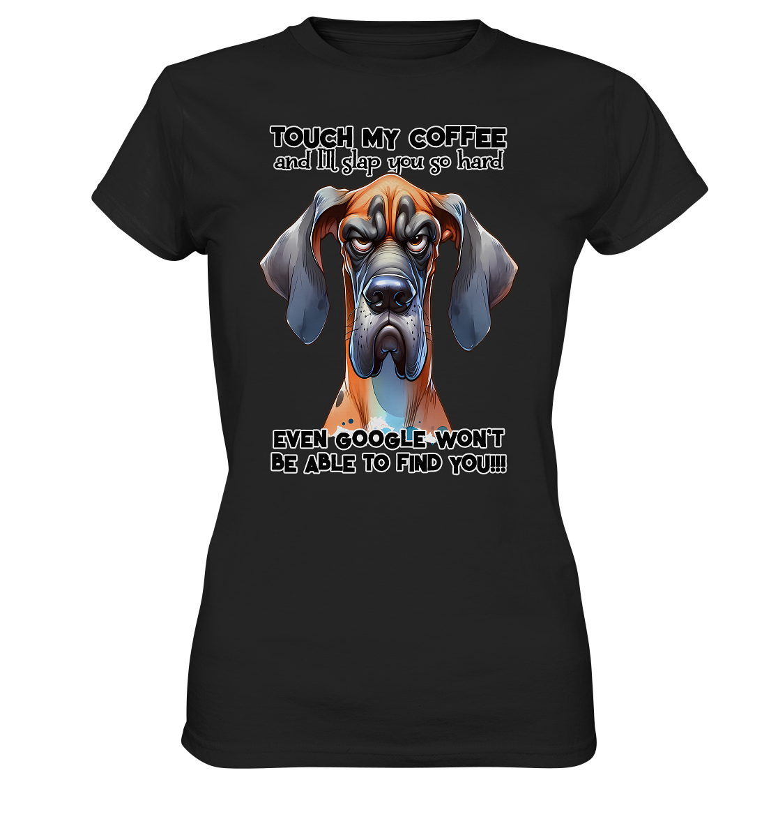 Grumpy Dog Kaffee - Ladies Premium Shirt