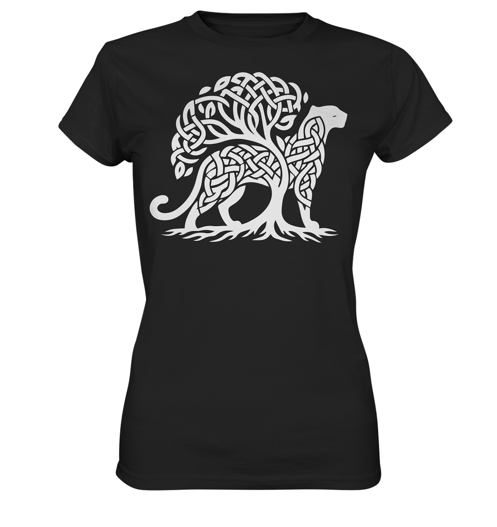 Keltischer Lebensbaum Panther - Ladies Premium Shirt