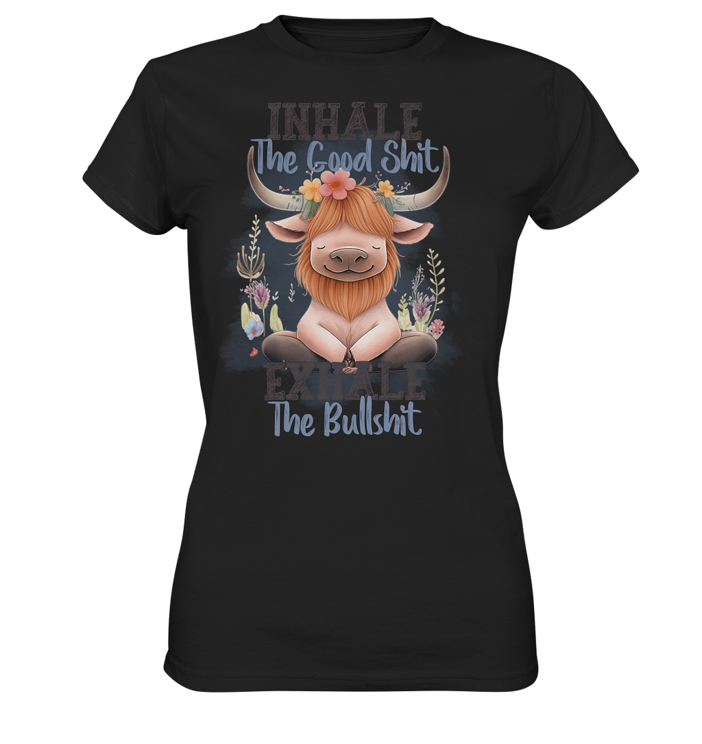 Yoga Highland Kuh - Ladies Premium Shirt