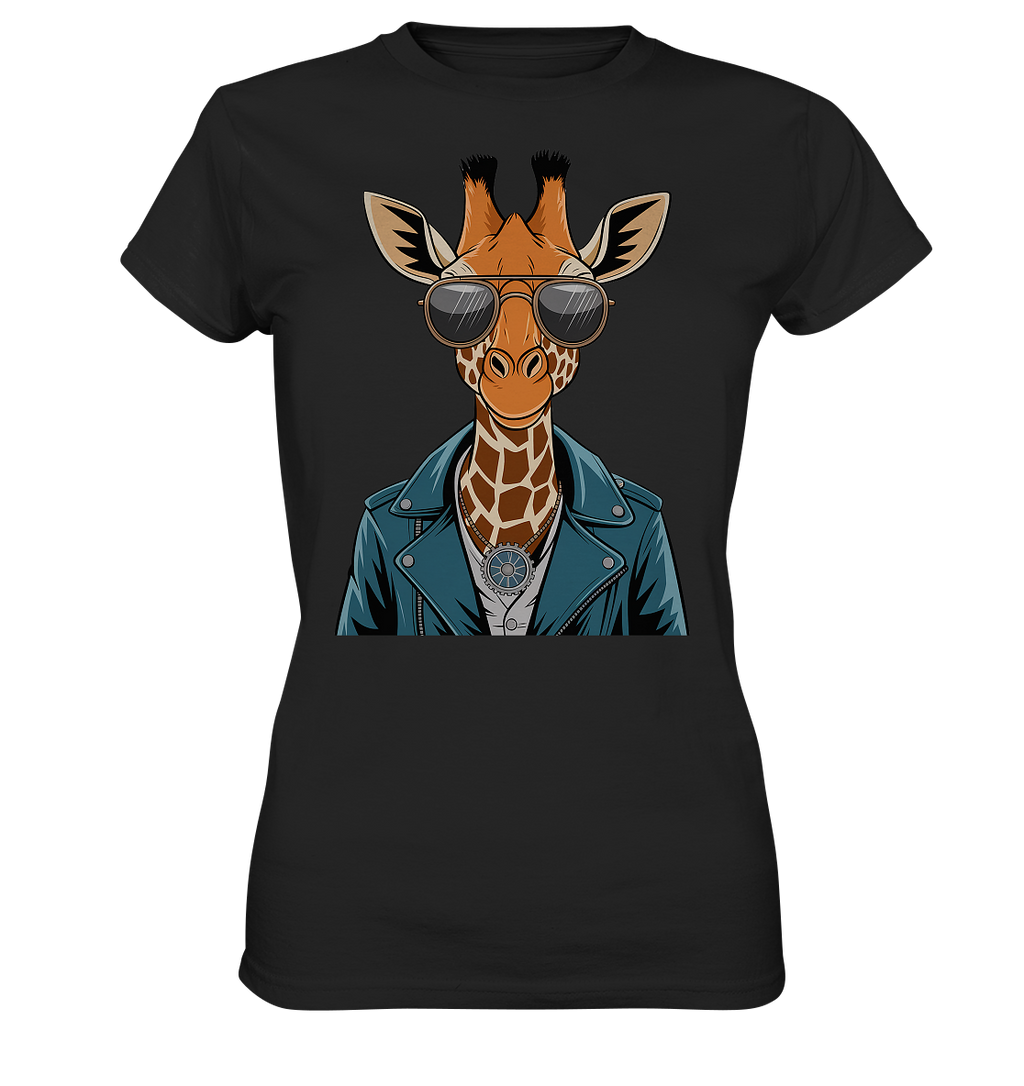 Giraffe Steampunk - Ladies Premium Shirt