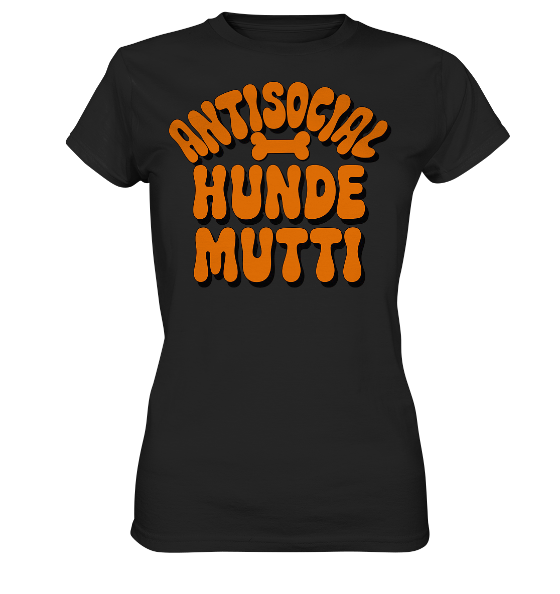 Antisocial Hunde Mutto - Ladies Premium Shirt