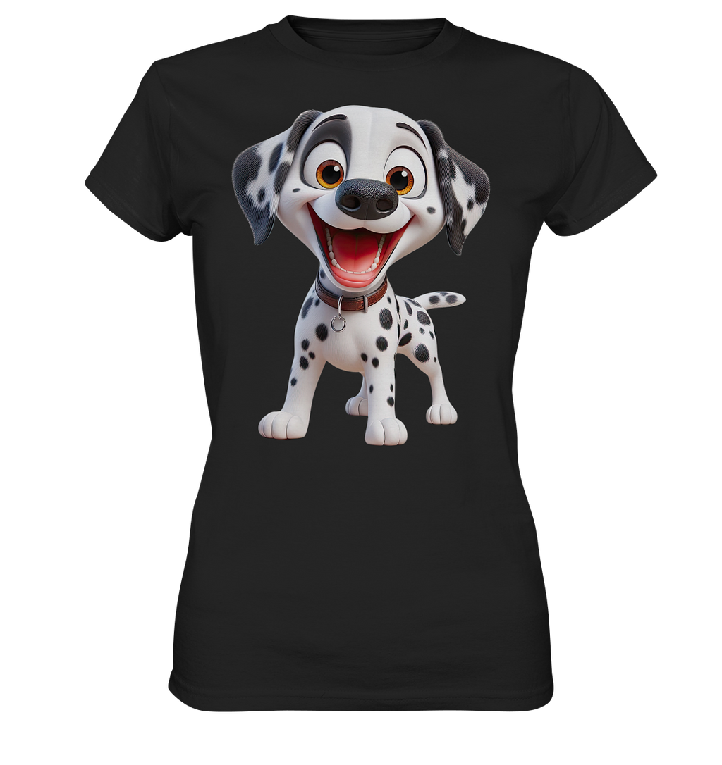 Dalmatina Cartoon - personalisierbar - Ladies Premium Shirt