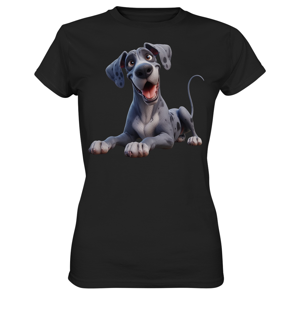 Dänische Dogge - personalisierbar - Ladies Premium Shirt