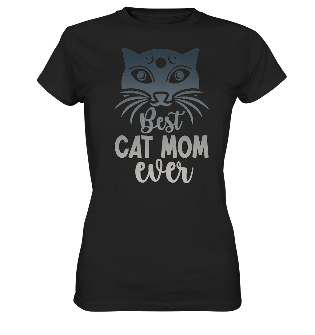 Best Cat Mum ever personalisierbar - Ladies Premium Shirt