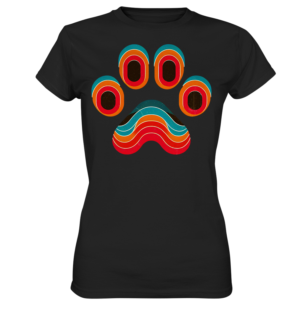 70s Style Pfote Art - Ladies Premium Shirt