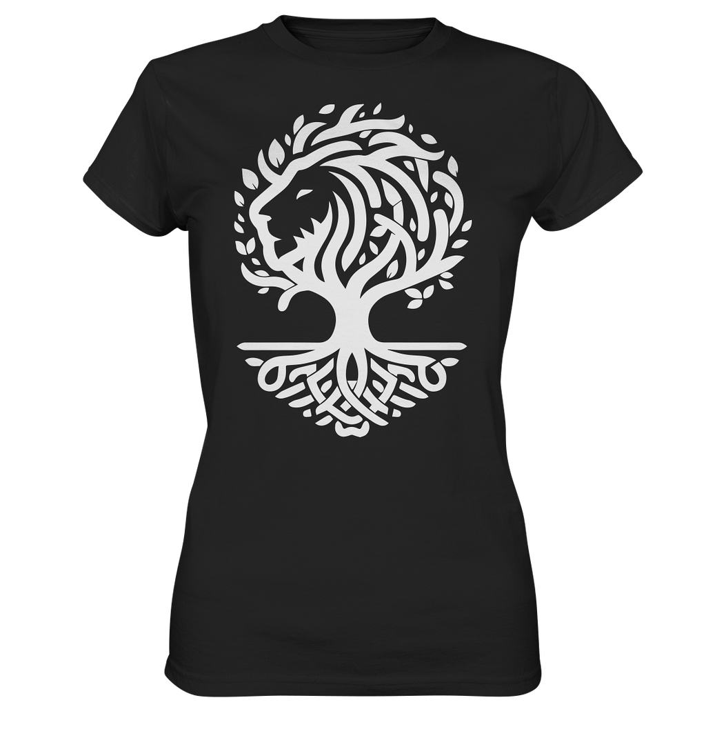 Keltischer Lebensbaum Löwe - Ladies Premium Shirt