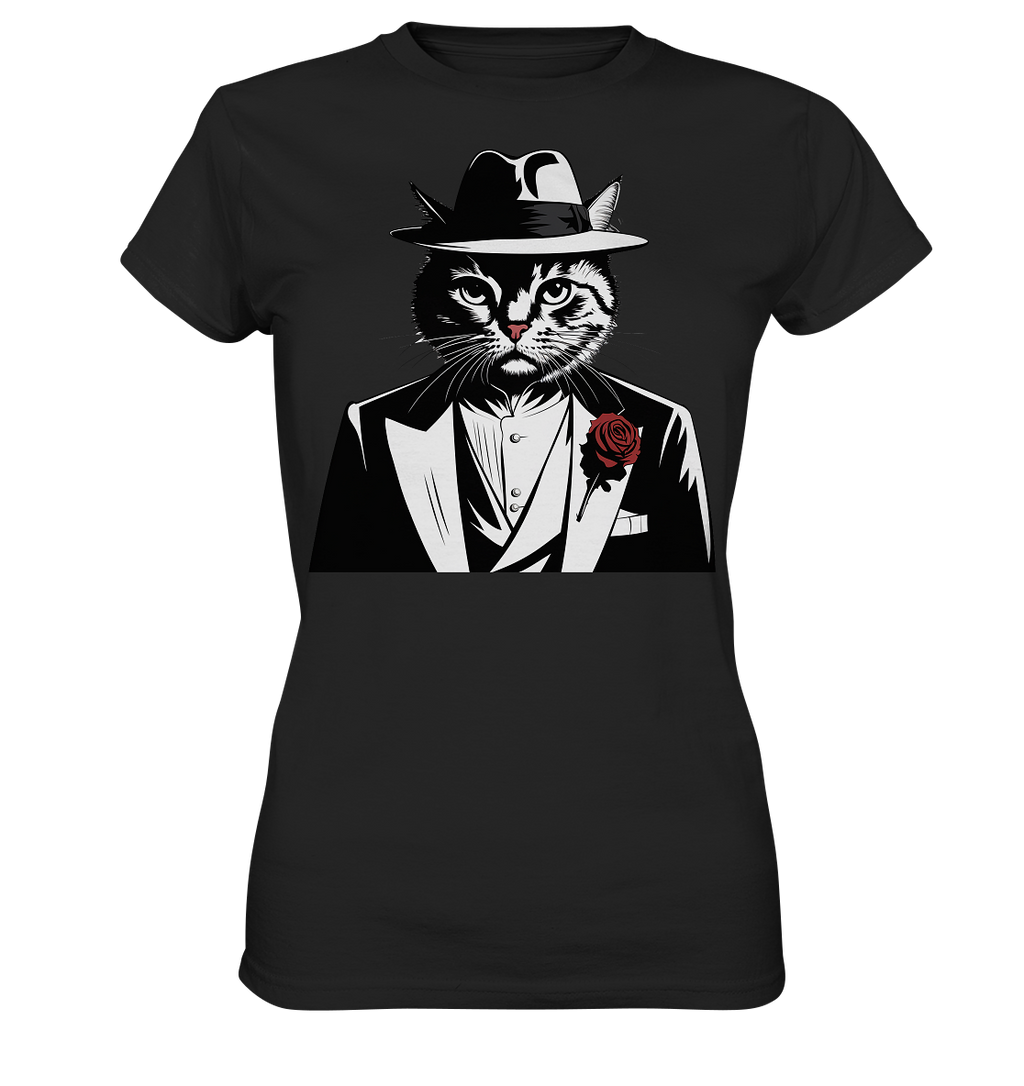 Catfather Katze Mafia - personalisierbar - Ladies Premium Shirt