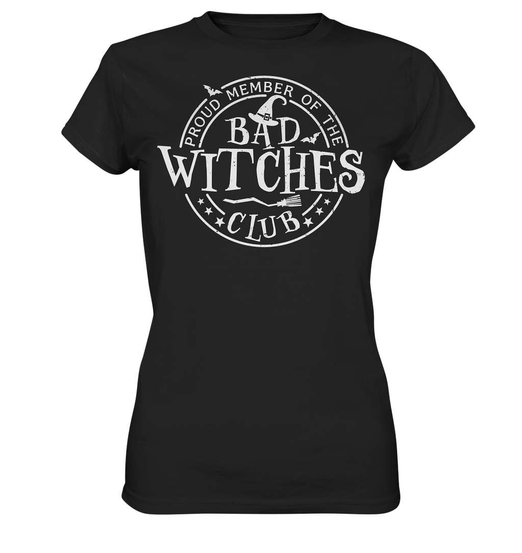 Bad Witches Club Halloween - Ladies Premium Shirt