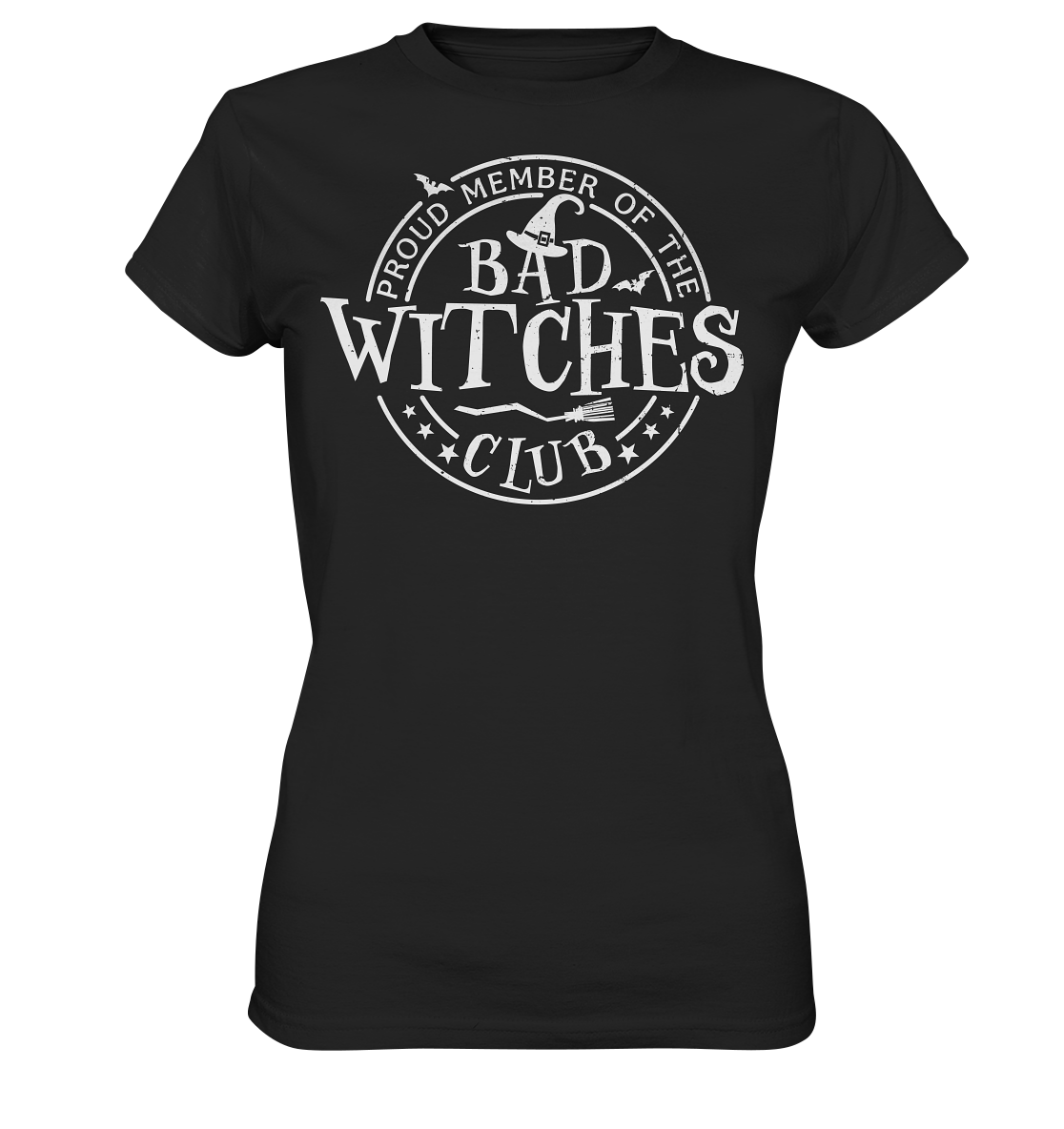 Bad Witches Club Halloween - Ladies Premium Shirt