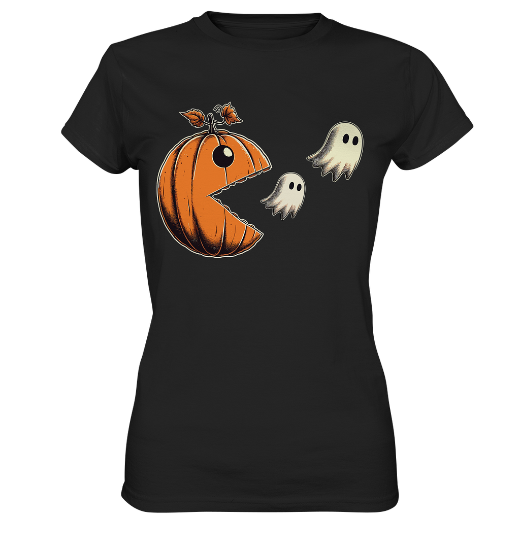 Halloween Pac-man - Ladies Premium Shirt