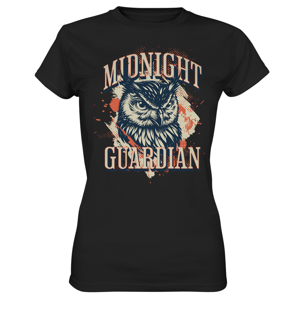 Eule Vintage Art - Midnight Guardian - Ladies Premium Shirt