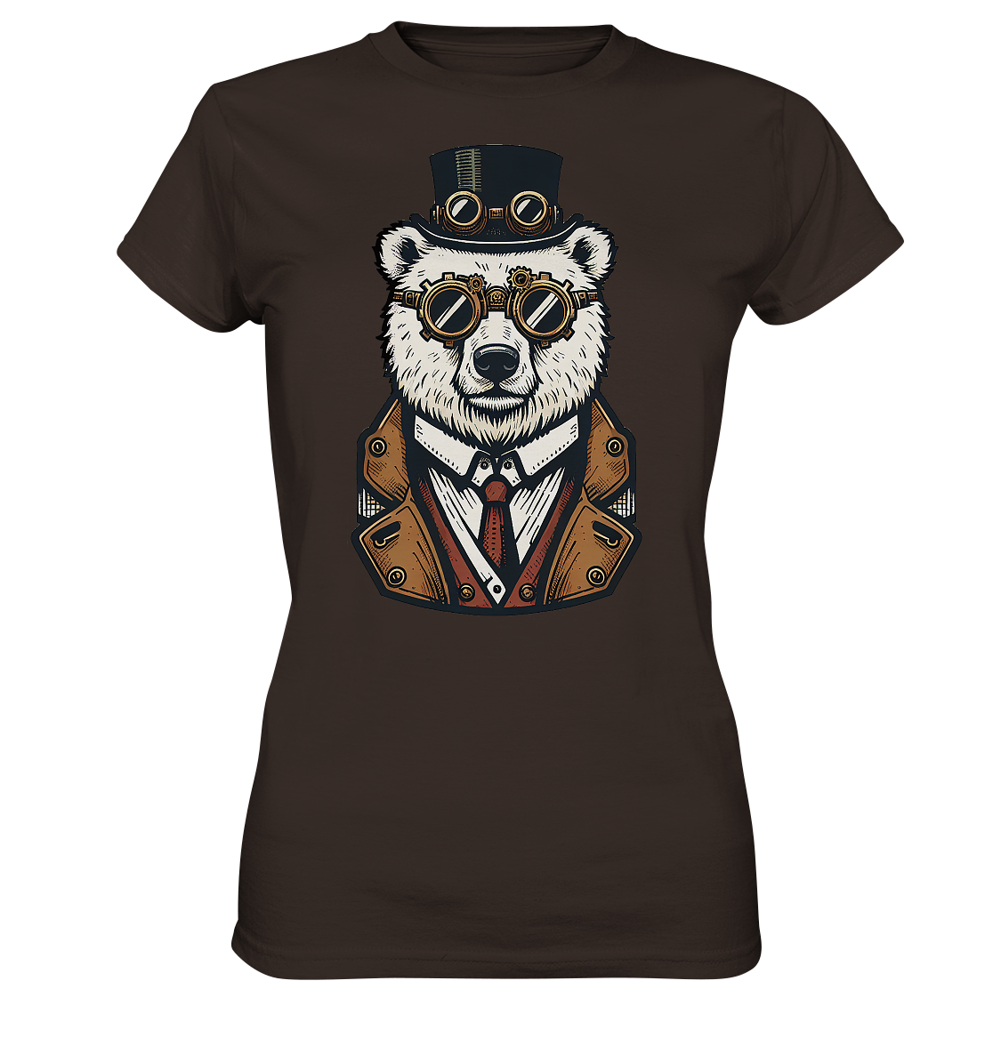Eisbär Steampunk Polar Bear  - Ladies Premium Shirt