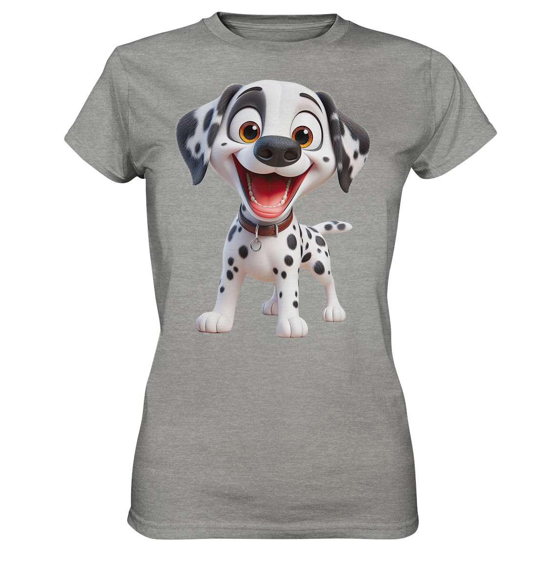 Dalmatina Cartoon - personalisierbar - Ladies Premium Shirt