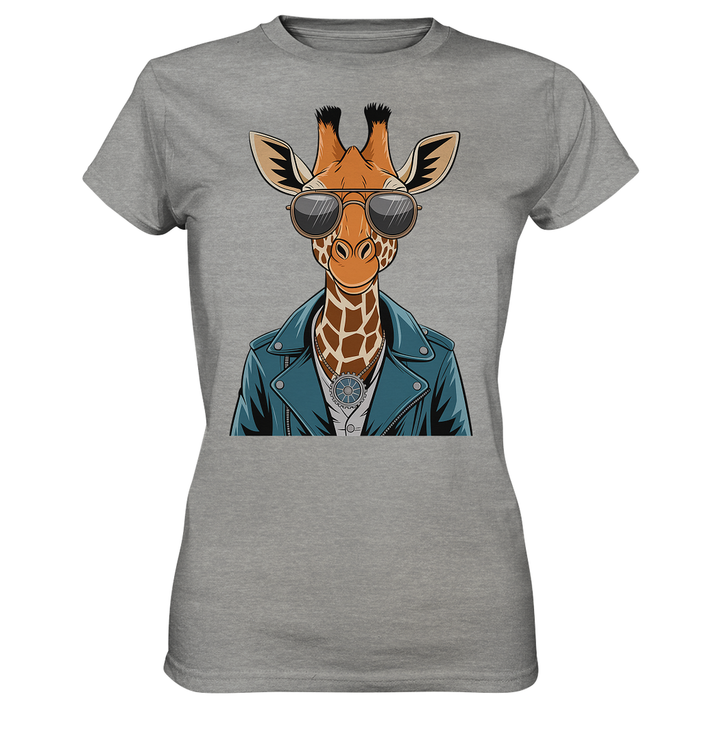 Giraffe Steampunk - Ladies Premium Shirt