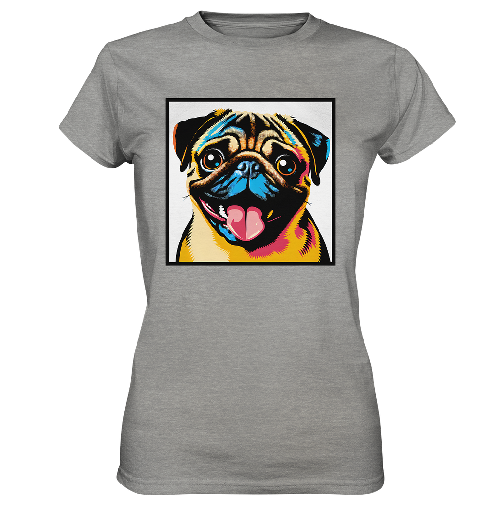 Mops Pop Art - Ladies Premium Shirt