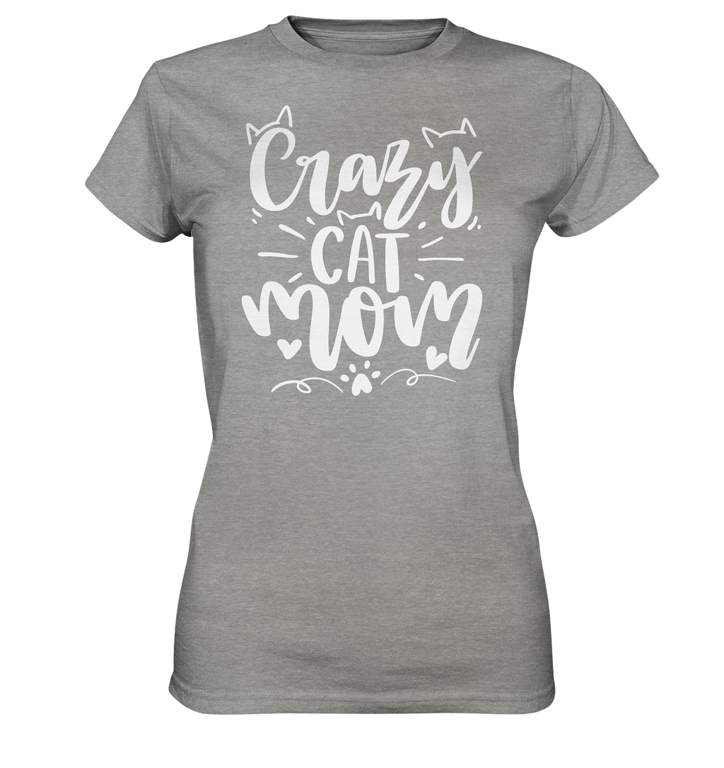 Crazy cat Mom - Ladies Premium Shirt