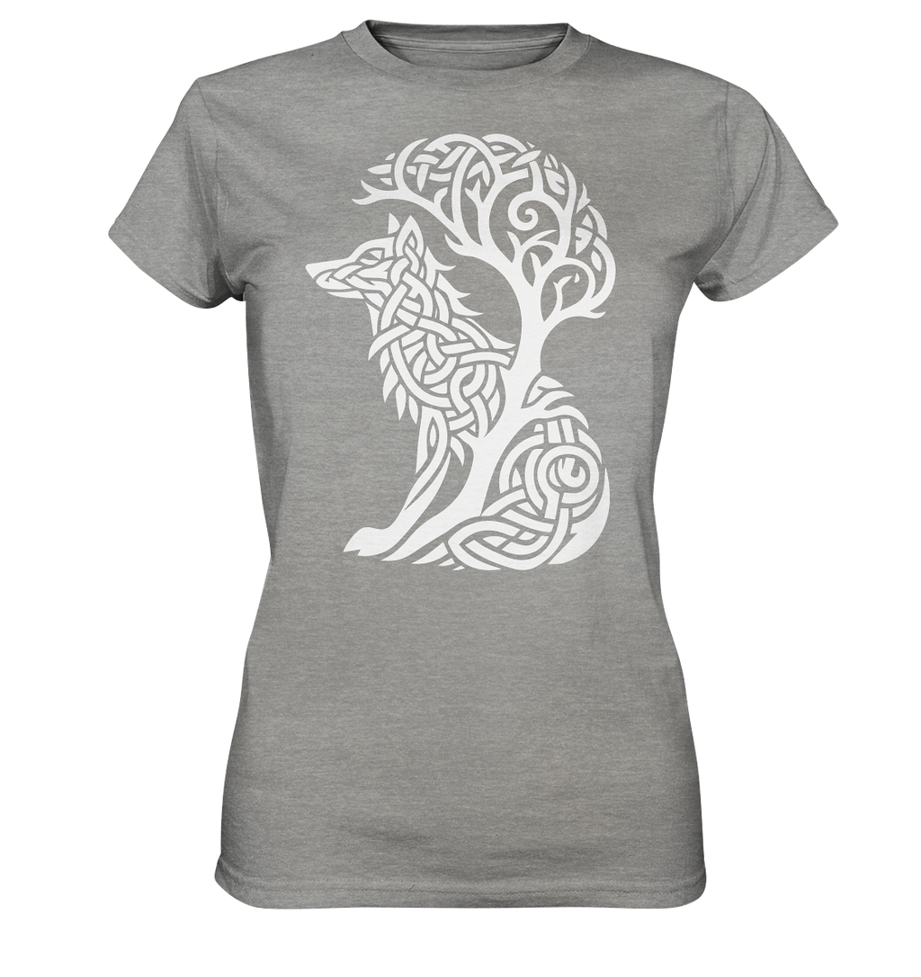 Keltischer Baum des Lebens Hund - Ladies Premium Shirt