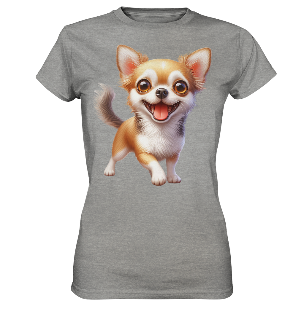 Chihuahua Cartoon - personalisierbar - Ladies Premium Shirt