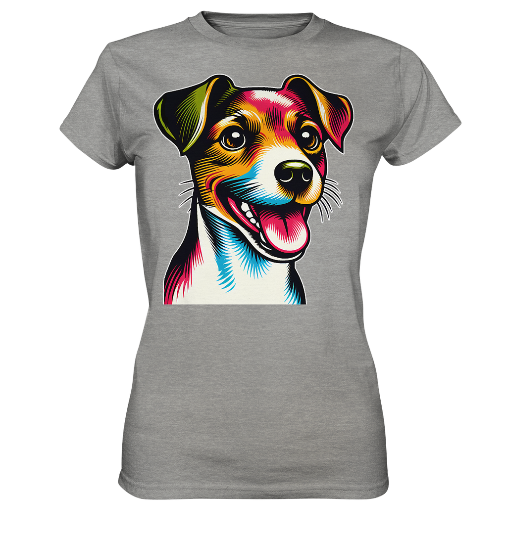 Jack Russell Terrier Pop Art - Ladies Premium Shirt