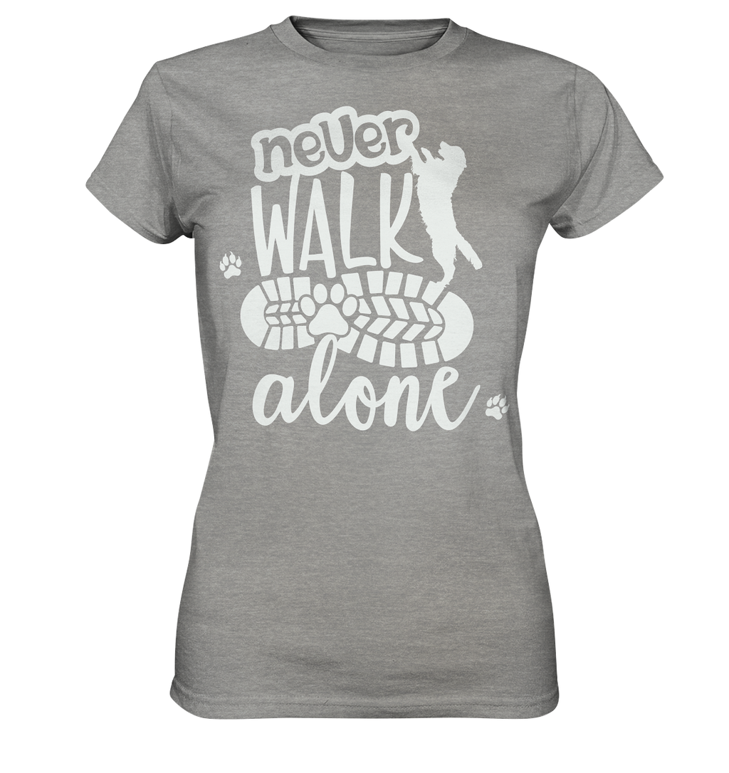 Hundefreunde You never walk alone - personalisierbar - Ladies Premium Shirt