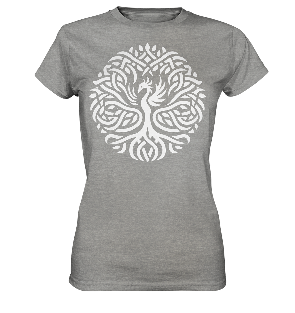 Keltischer Lebensbaum mit Phoenix - Ladies Premium Shirt
