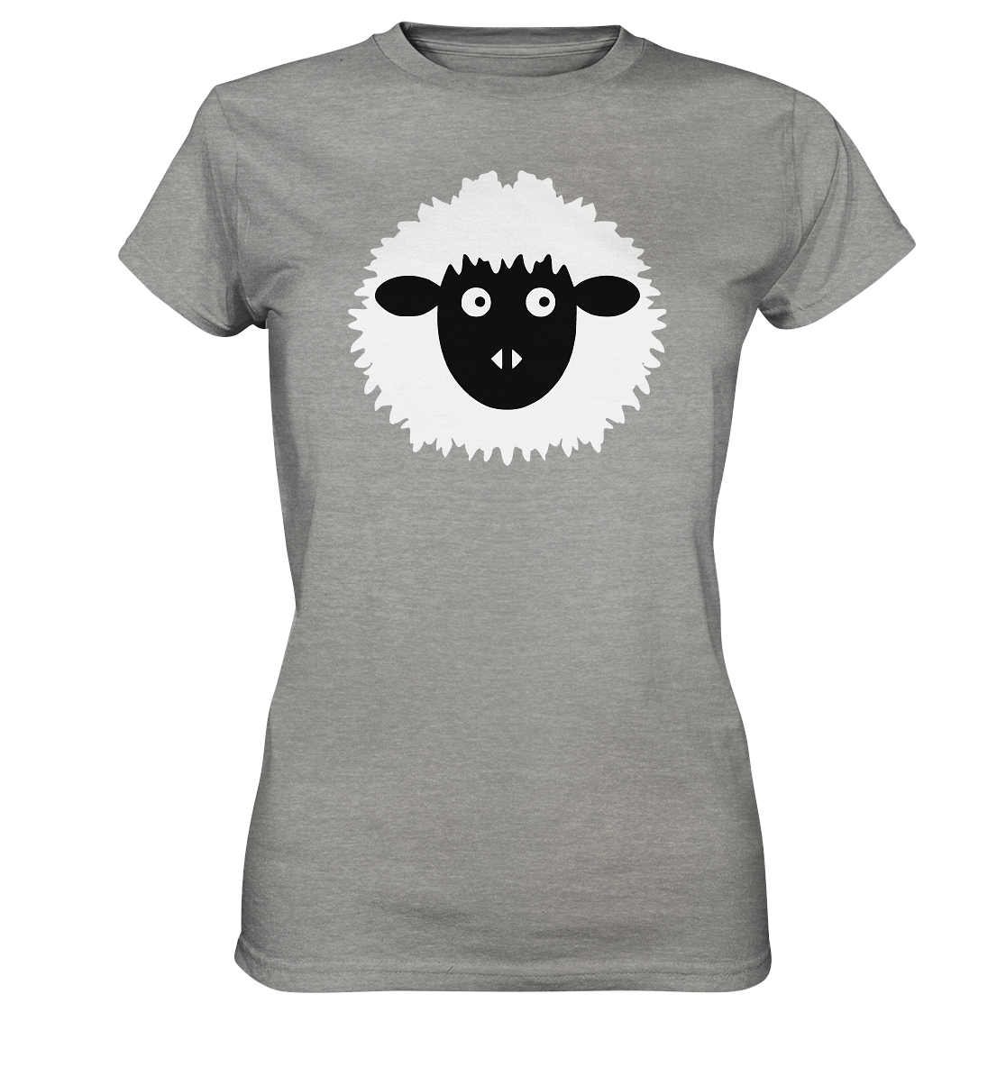 Schaf comic -personalisierbar - Ladies Premium Shirt