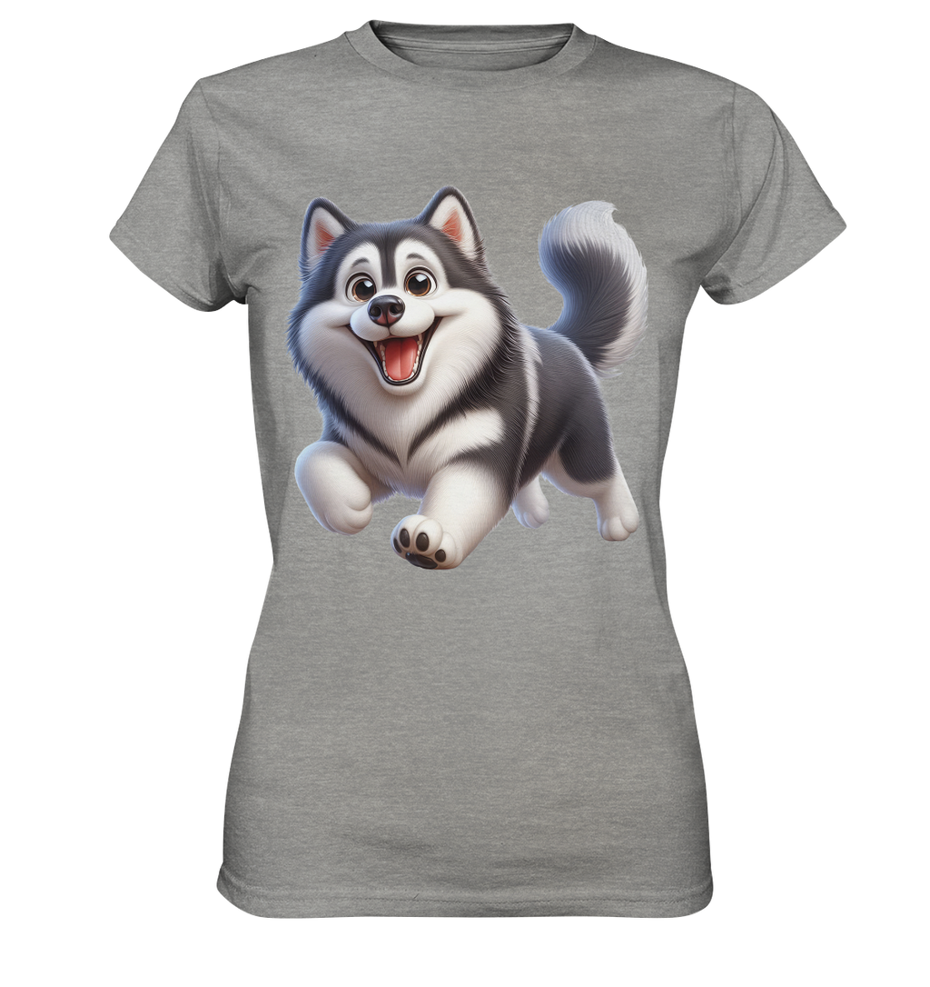 Husky Comic - personalisierbar - Ladies Premium Shirt