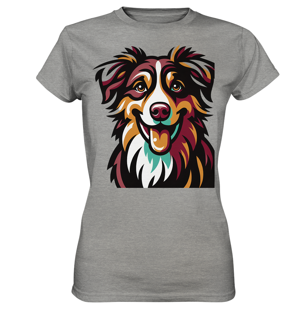 Australian Shepherd Hund - personalisierbar - Ladies Premium Shirt