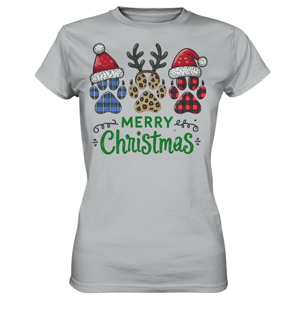Paw Merry Christmas  - Ladies Premium Shirt
