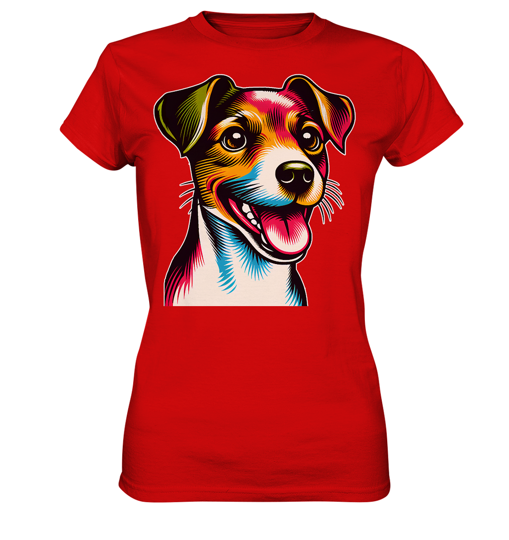 Jack Russell Terrier Pop Art - Ladies Premium Shirt