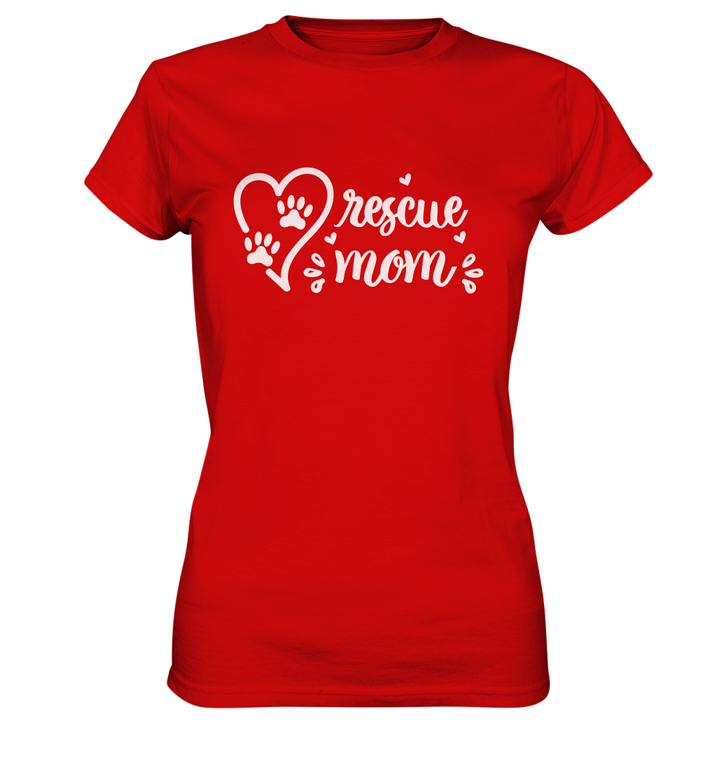 Rescue Mom - Personalisiert - Ladies Premium Shirt
