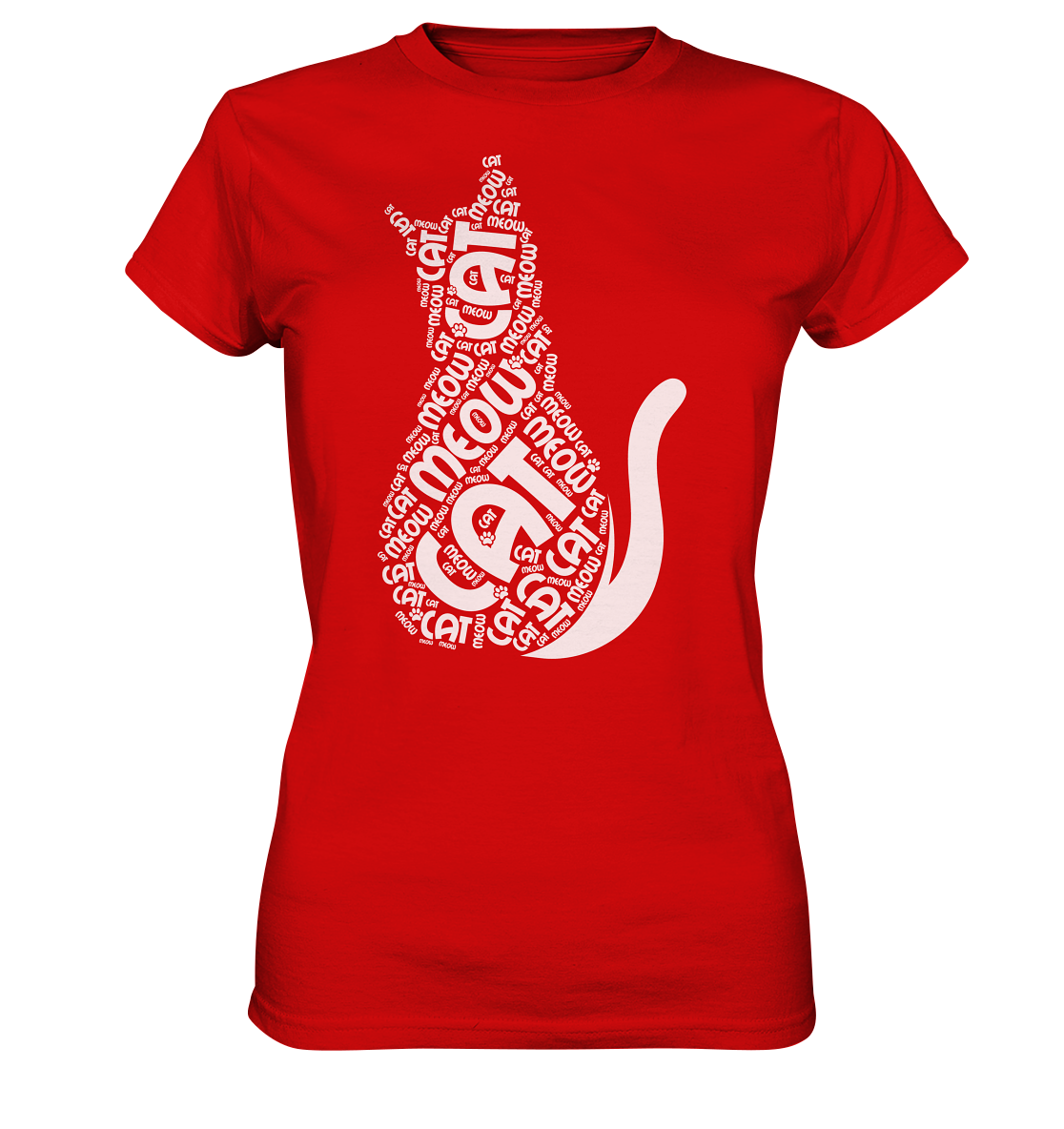 Katzen Cat slogan  - Ladies Premium Shirt