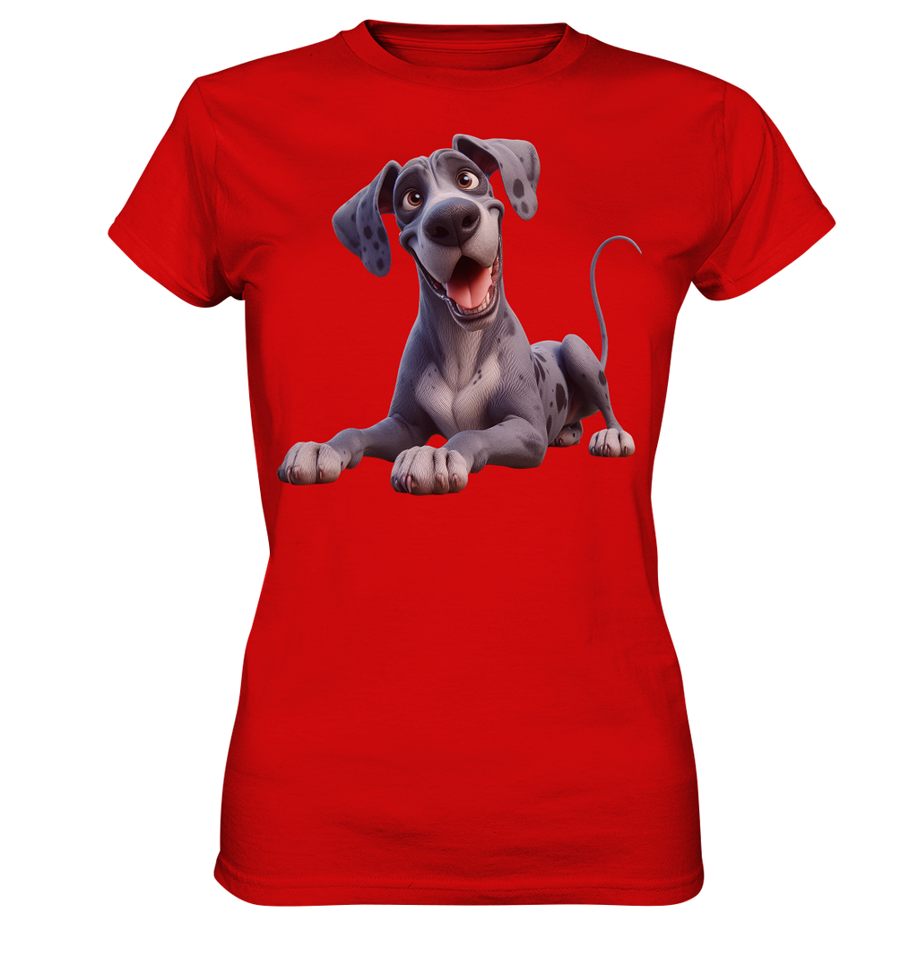 Dänische Dogge - personalisierbar - Ladies Premium Shirt
