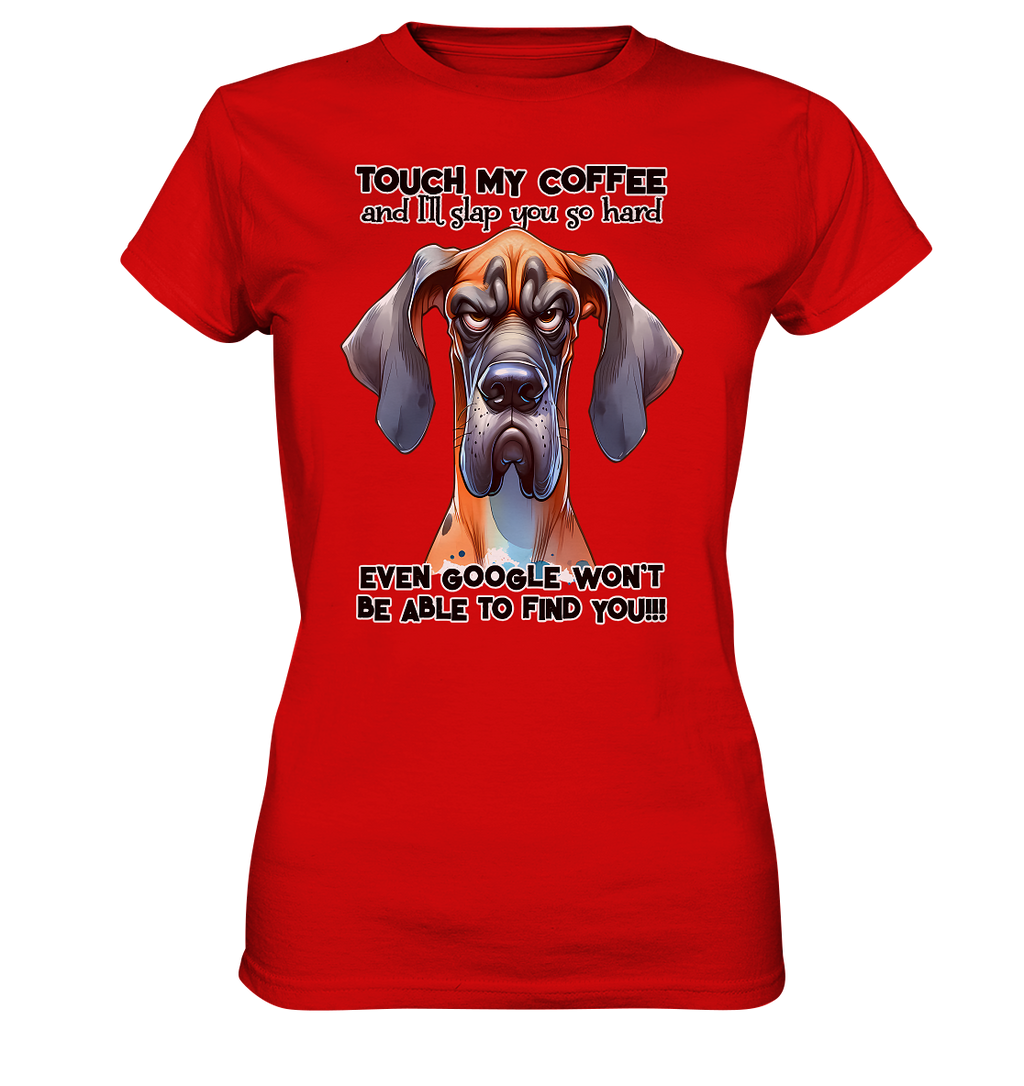 Grumpy Dog Kaffee - Ladies Premium Shirt