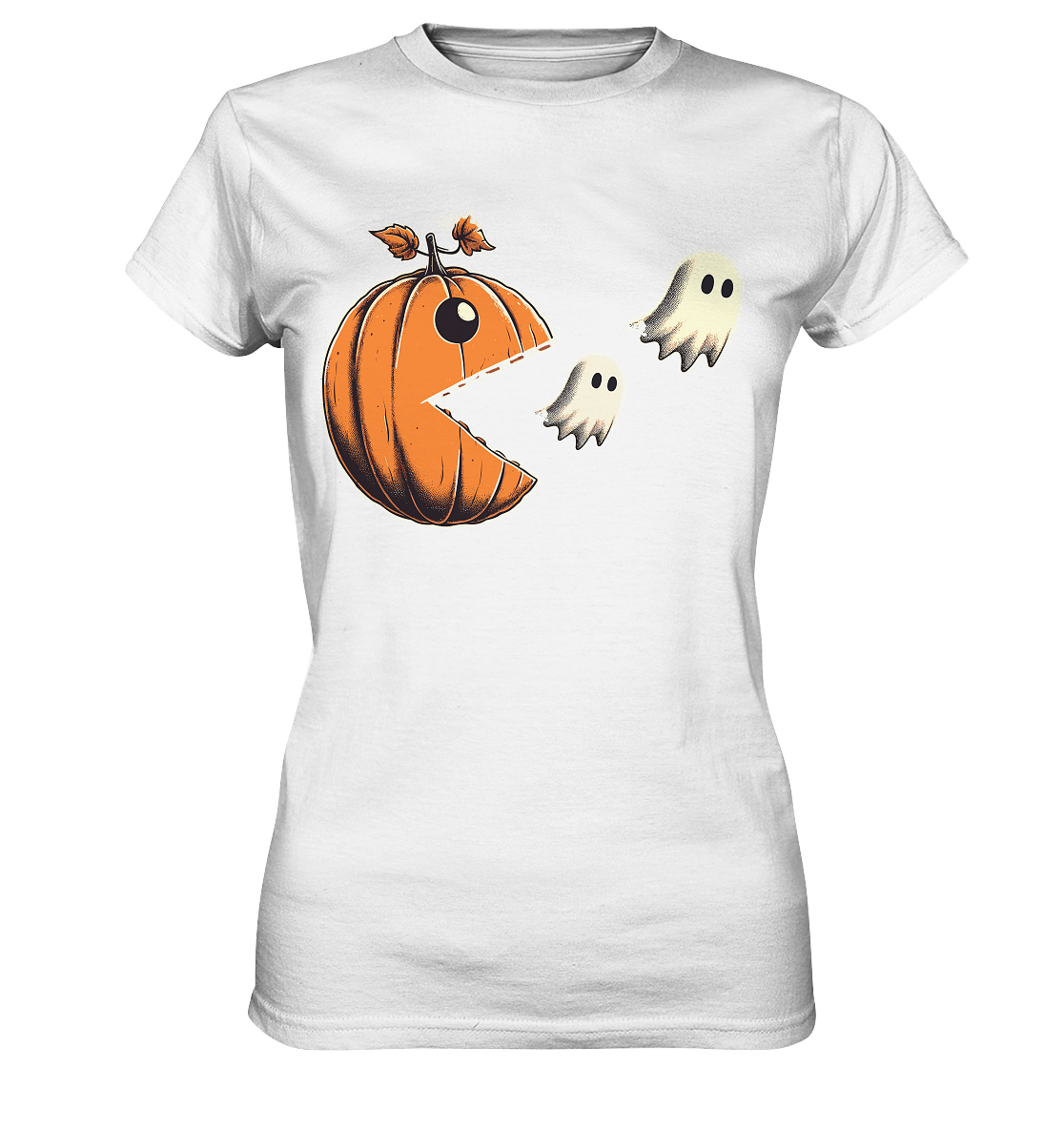 Halloween Pac-man - Ladies Premium Shirt