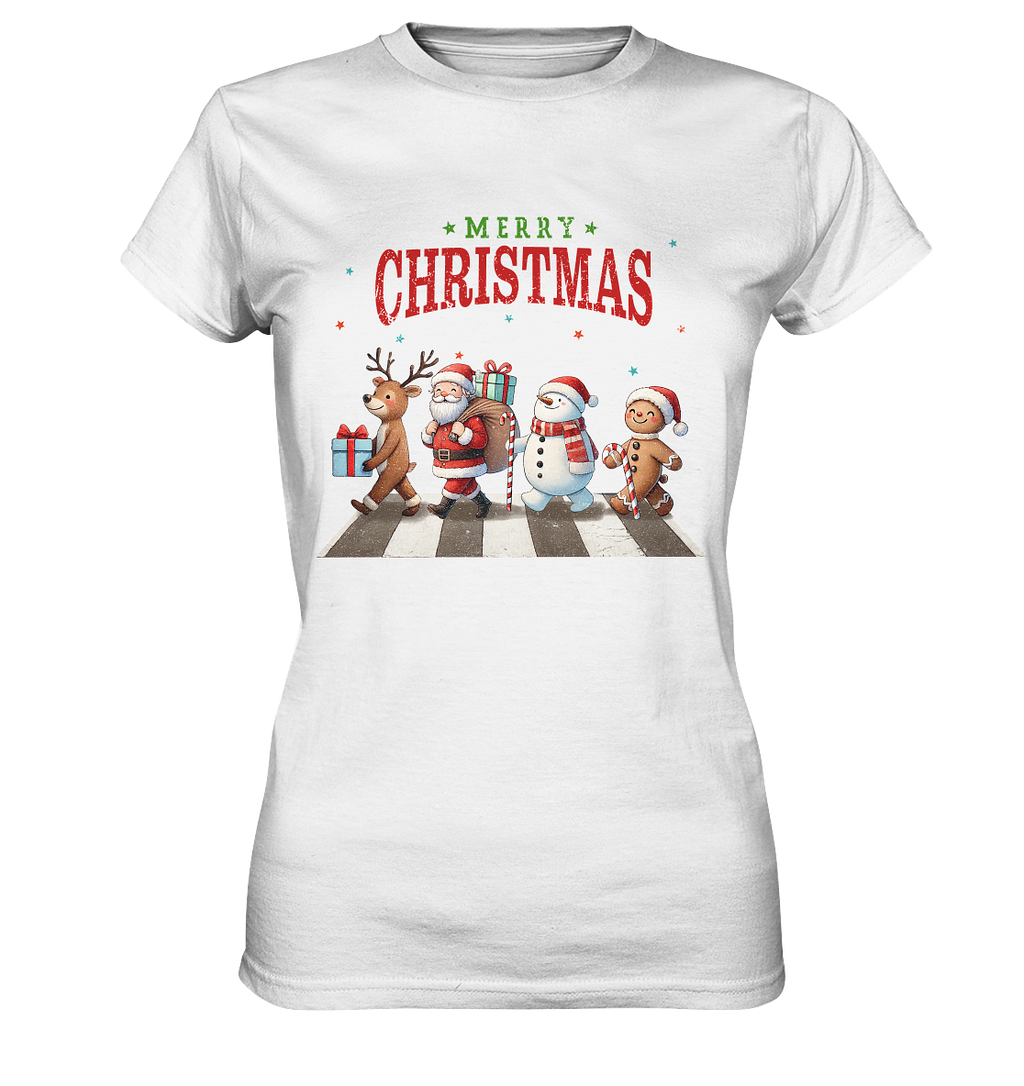 Merry Christmas Zebrastreifen - Ladies Premium Shirt