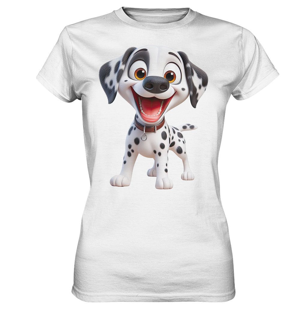 Dalmatina Cartoon - personalisierbar - Ladies Premium Shirt